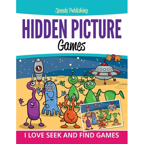 Hidden Picture Games: I Love Seek And Find Games - Paperback