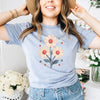 Patriotic Shirt - Floral 4th Of July Tee | Boho Retro Hippie Daisy Lover Shirt