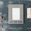 Leather Photo Frame – Elegant Faux Leather Frame For Birthday Gift Her