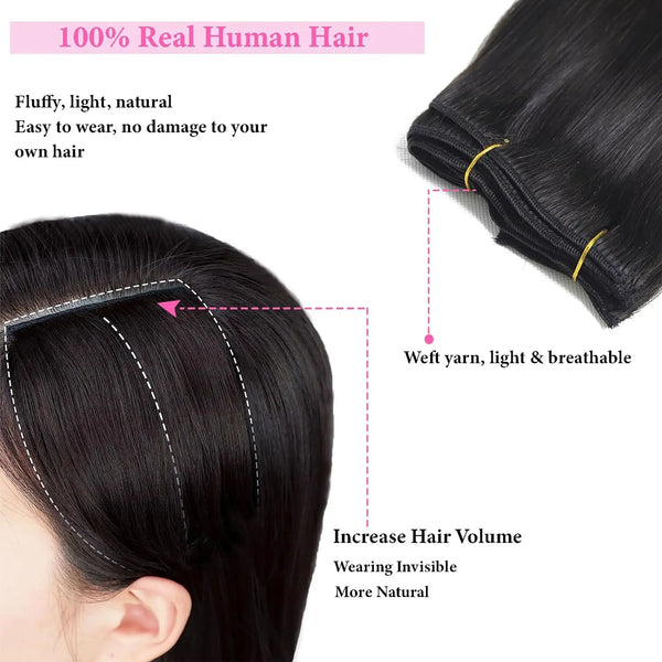 Straight Clip in Extensions