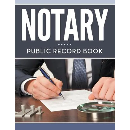 Notary Public Record Book - Paperback