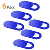 6Pcs/lot  WebCam Cover Shutter Magnet Slider Plastic For iPhone Web Laptop PC For iPad Tablet Camera Mobile Phone Privacy Sticker
