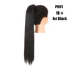 Synthetic Straight Ponytail Hair Extension Clip in