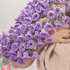 60cm New Creative Rose Bouquet Blanket (Finished), Crocheted Flower Bouquet Gift for Girlfriend