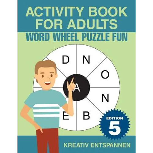 Activity Book for Adults - Word Wheel Puzzle Fun Edition 5 - Paperback