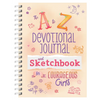 A to Z Devotional Journal and Sketchbook for Courageous Girls - Spiral
