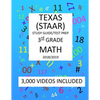 3rd Grade TEXAS STAAR, MATH: 2019: 3rd Grade Texas Assessment Academic Readiness MATH Test prep/study guide - Paperback