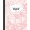 Composition Notebook: Pink Marble Wide Ruled Composition Notebook - Notebook For School - Paperback