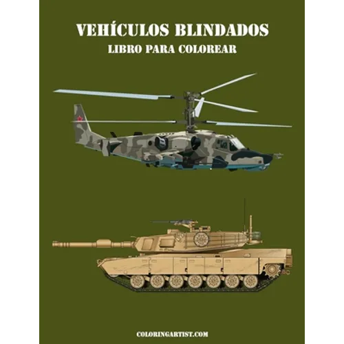 Vehículos blindados libro para colorear 2 - Paperback