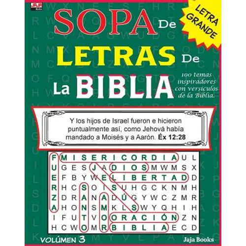 SOPA de LETRAS de la BIBLIA, Volúmen 3 - Paperback