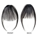 100% Human Hair Black Brown Invisible Hair Bangs Clip in Straight Bangs and Sideburns Extensions Hairpiece Hair Piece