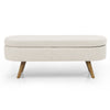 Ottoman Oval Storage Bench