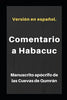 Comentario a Habacuc: Manuscrito apócrifo de las Cuevas de Qumrán - Paperback