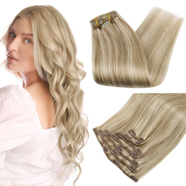 Double Weft Hair Extensions Human Hair for Woman