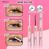 Fake Eyelashe Clusters Lash Bond and Seal Makeup Tools Mix DIY Lower Lashes Extension Kit Tweezers Waterproof False Lashes Set