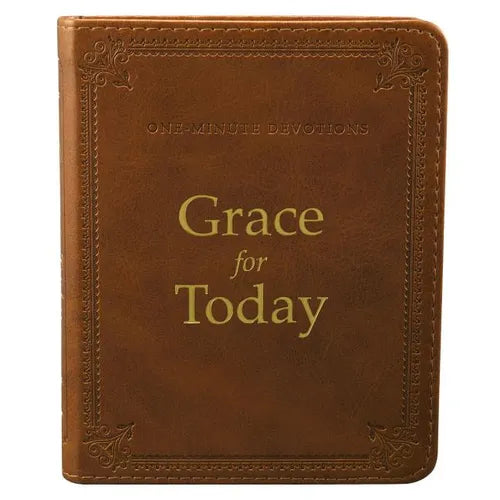 One Minute Devotions Grace for Today - Bonded Leather