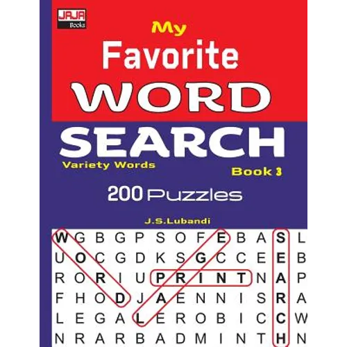 My Favorite WORD SEARCH Book 3 - Paperback