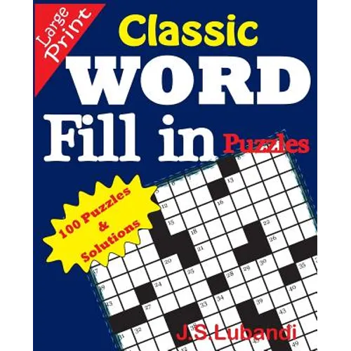 Classic WORD Fill in puzzles - Paperback