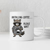 Funny Raccoon Mug - Ceramic Coffee Cup | Coworker Gift, Dishwasher Safe
