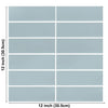 Strong Adhesive Subway Tiles Vinyl Wallpaper Peel and Stick