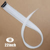 22 Inch Synthetic Colored Highlight Hair Extensions