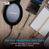 Naztech USB-C to 3.5mm Audio Adapter with Plug and Play Convenience