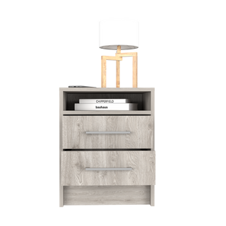 Nightstand Cartiz, Bedroom, Light Gray