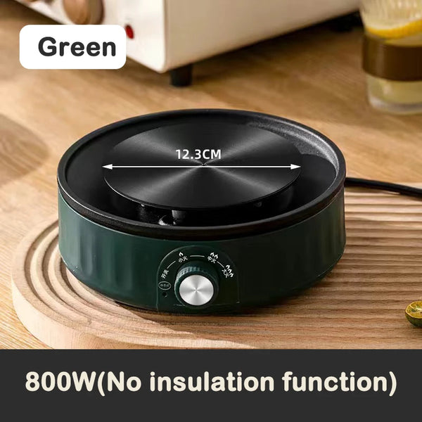 1000W Electric Mini Coffee Heater Milk Tea Mocha Heating Stove Hot Plate Multifunctional Cooking Pot Oven Small Furnace Cooker