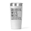 Personalized Stainless Steel Tumbler - 20 oz Double Wall Insulated Drinkware