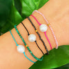 Genuine Pearl Color Dream Bracelet Set of 2