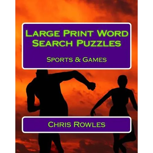 Large Print Word Search Puzzles Sports & Games - Paperback