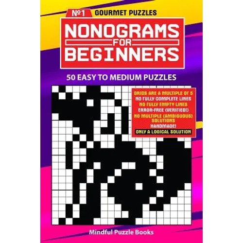 Nonograms for Beginners: 50 Easy to Medium Puzzles - Paperback