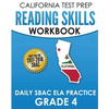 CALIFORNIA TEST PREP Reading Skills Workbook Daily SBAC ELA Practice Grade 4: Preparation for the Smarter Balanced Assessments - Paperback