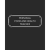Personal Food and Health Tracker: Six-Week Food and Symptoms Diary (Black, 8x10) - Paperback