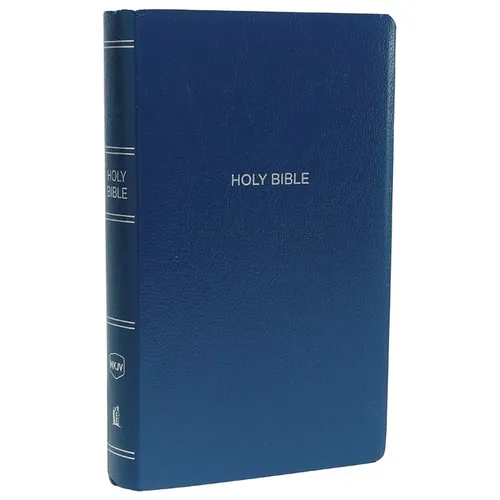 NKJV, Gift and Award Bible, Leather-Look, Blue, Red Letter Edition - Imitation Leather