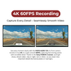 VIOFO A329T 4K+2K 2-Channel 60FPS Wi-Fi 6 Dash Cam