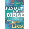 Find It in the Bible: Lists, Lists, and More Lists - Paperback