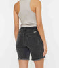 Dolly High Rise Bermuda Shorts - Black