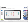 Naxa 10.1” Core Tablet with Android OS 7.1 - Refurbished