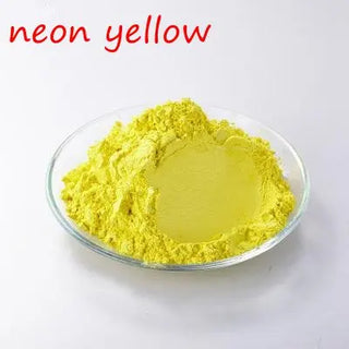 Buy neon-yellow 500g/Bag Multicolour Pearl Mica Powder Pigment Light Purple Pearlescent Pigment for Cosmetic Making.