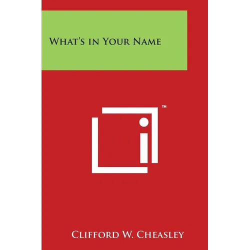 What's in Your Name - Paperback