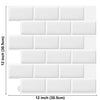 Strong Adhesive Subway Tiles Vinyl Wallpaper Peel and Stick
