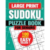 Large Print Sudoku Puzzle Books For Seniors: 100 Easy Sudoku Puzzles For Adults, Big Bold 1 Puzzle Per Page With Solutions Pages Inside For Aging Peop - Paperback