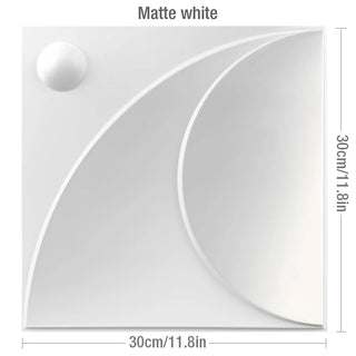 Buy x-matte-white 30x30cm  Non-Self-Adhesive 3D Wall Sticker