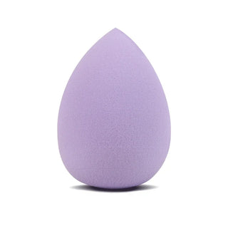 Buy light-purple 1PC Professional Makeup Sponge Cosmetic Puff Powder Puff Smooth Women Makeup Foundation Sponge Beauty Make Up Tools Accessories