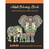Adult Coloring Book: Stress Relieving Animal Designs - Paperback