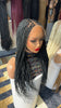 Frontal knotless braided wig  22 inches