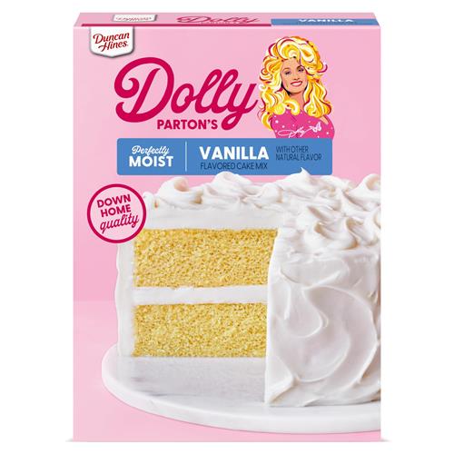 Duncan Hines Dolly Partons Vanilla Flavored Cake Mix, 15.25 Oz.