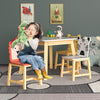 Kids Table and Chair Set, 5-Piece with Animal Designs