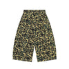 Camouflage Tiger Pattern Work Shorts Men's European and American Trendy Design Embroidered Letter Knife Loose Casual Five-Point Pants